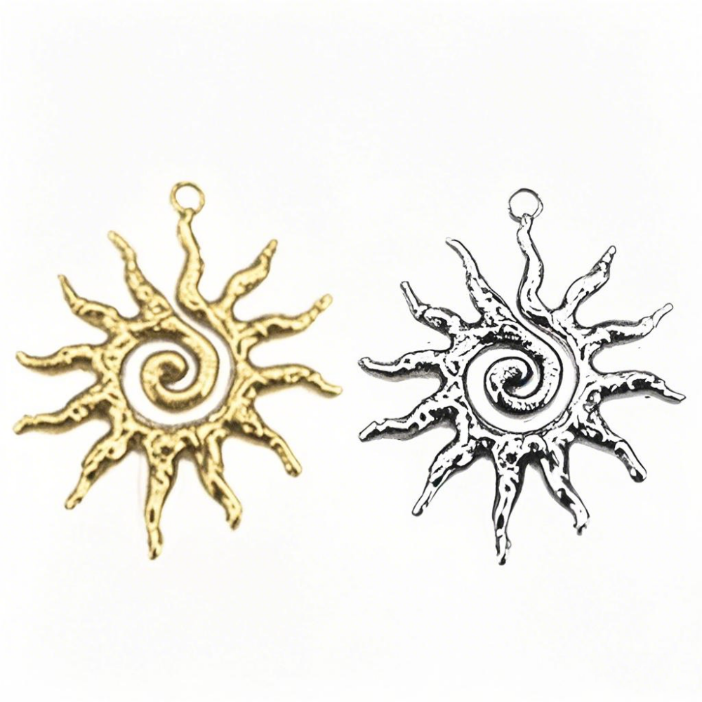 Vintage Fashion Finds - 2/4pcs Stainless Steel Gold Vintage Large