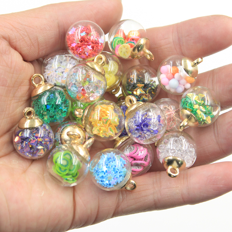 Vintage Fashion Finds - 10pcs Charms Fruit Dried Flower Shiny