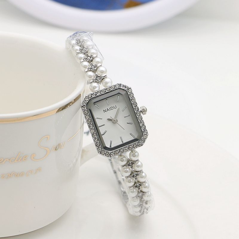 Vintage Fashion Watches - Luxury Women Bracelet Watch Small Square