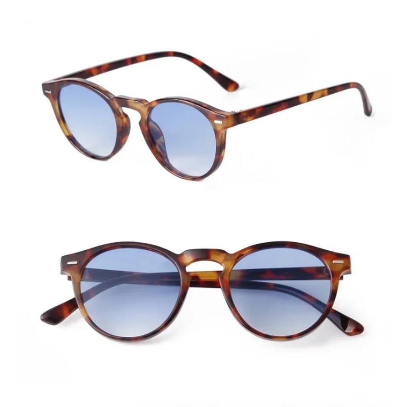 Vintage Fashion Streetwear - Vintage Fashion Round Sunglasses Women Men