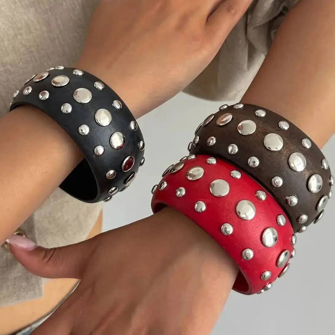 Z Vintage Fashion - IngeSight.Z Hip Hop Punk Geometric Round
