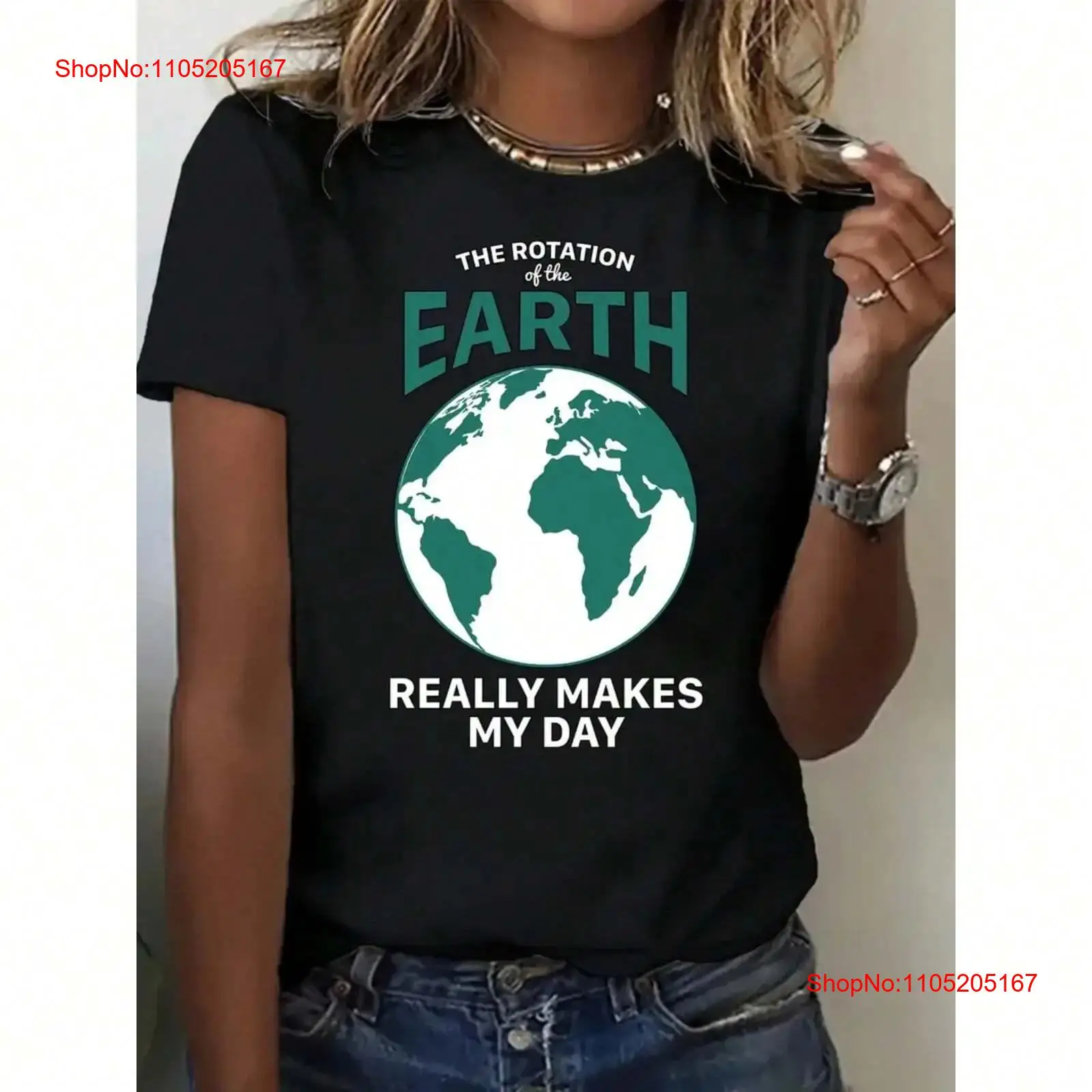 Vintage Fashion Patterns - Women's Earth Rotation Pattern T shirt