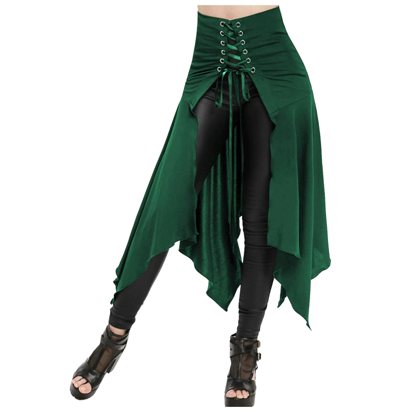 Vintage Fashion Dress - Gothic Skirt Black Medieval Vintage High
