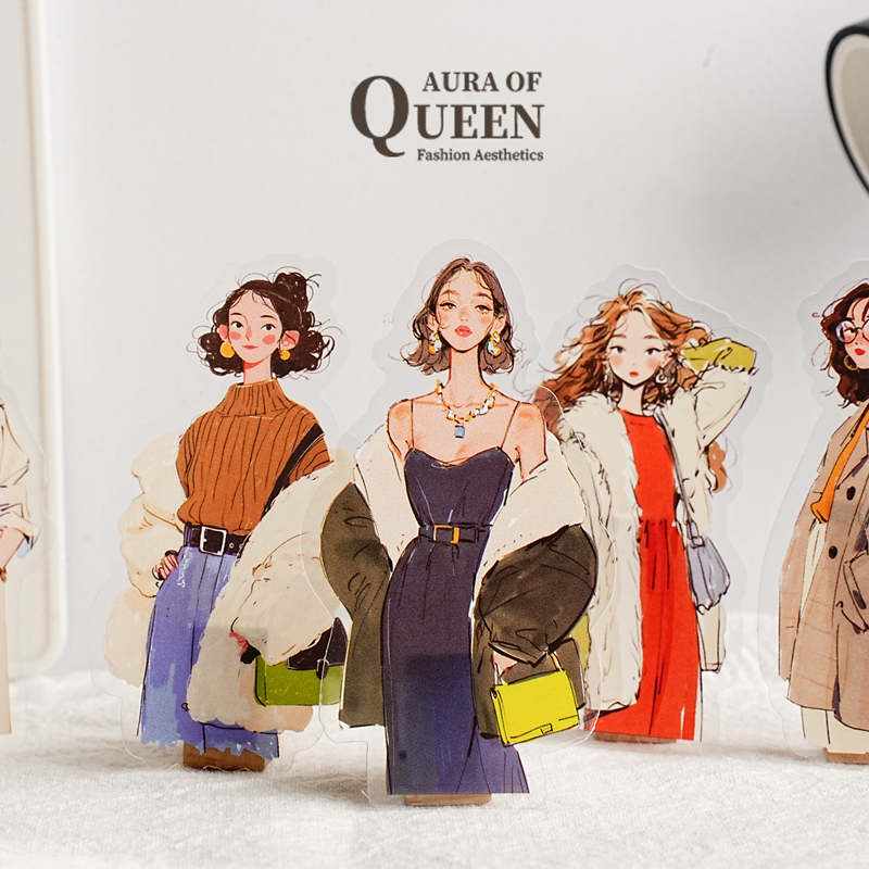 JIAMEI 20pcs Dressing Aestheti - Vintage Fashion Magazine recension och pris