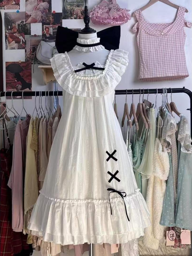 Kawaii Lace Dress Women Fashio - Vintage Fashion In 2025 recension och pris