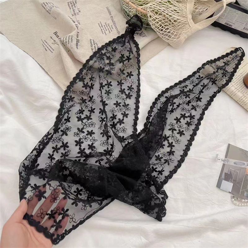 Women Lace Triangle Scarf Swee - Vintage Fashion Style Female recension och pris