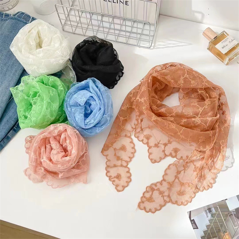 Women Lace Triangle Scarf Swee - Vintage Fashion Style Female recension och pris