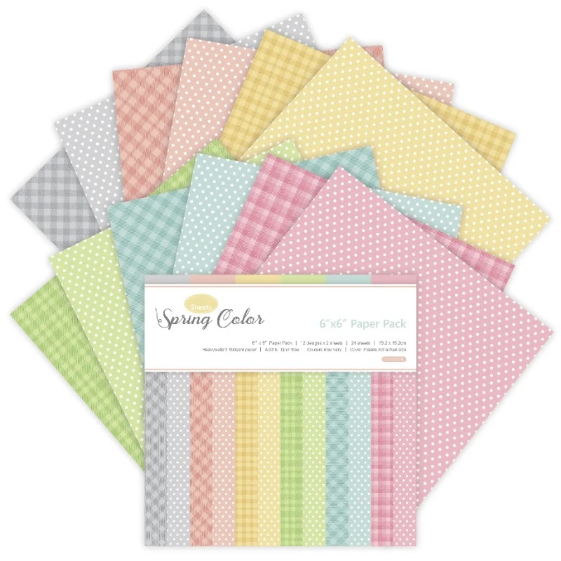 12 Sheets Spring Colors Craft  - Vintage Fashion Magazine recension och pris