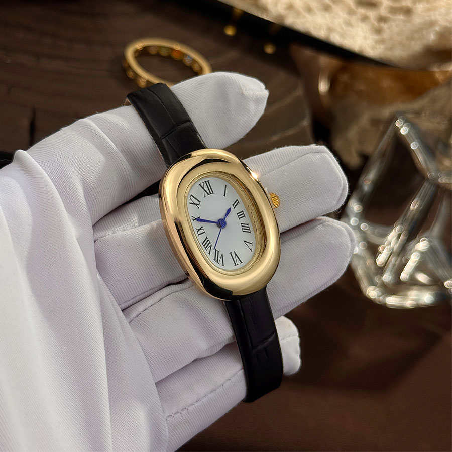 Ladies' New Oval Bathtub Egg-S - Vintage Fashion Watches recension och pris