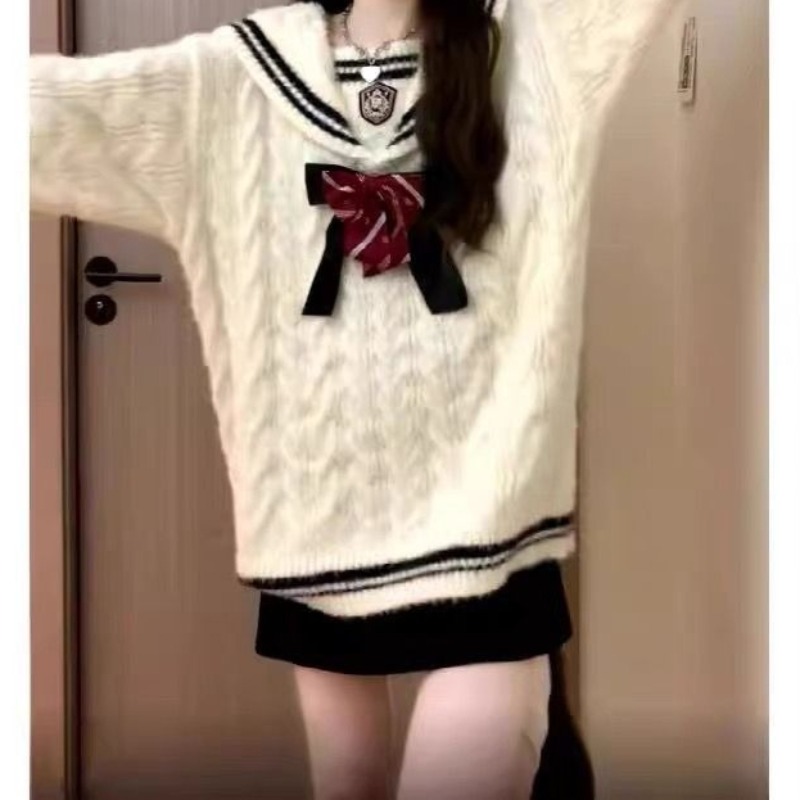 Ezgaga Knitted Sweater Women P - Vintage Fashion Style Female recension och pris