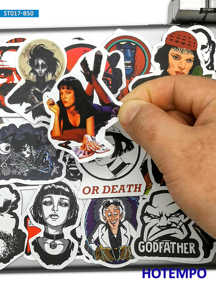 50PCS Classic Movie Stickers R - Vintage Fashion Magazine recension och pris