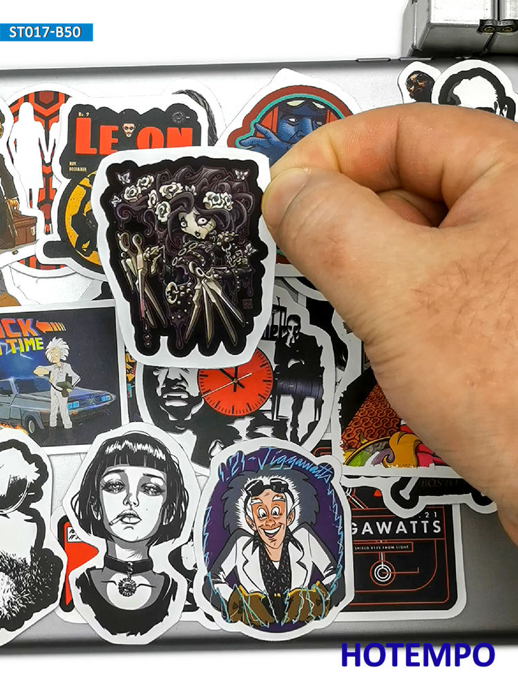 50PCS Classic Movie Stickers R - Vintage Fashion Magazine recension och pris