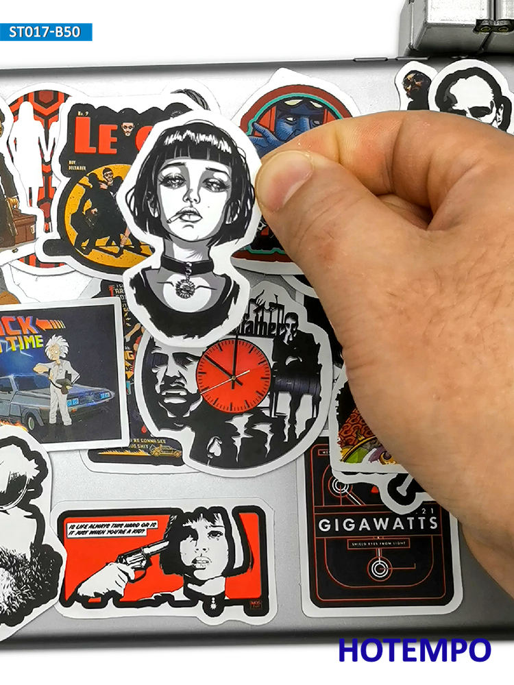 50PCS Classic Movie Stickers R - Vintage Fashion Magazine recension och pris