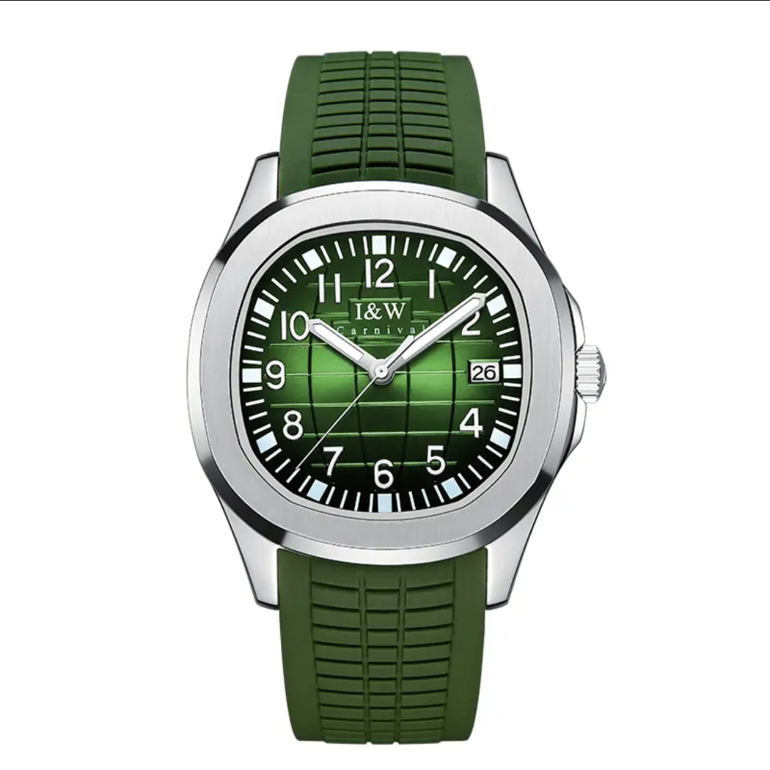 I&W Mens Automatic Watches 42m - Vintage Fashion Week recension och pris
