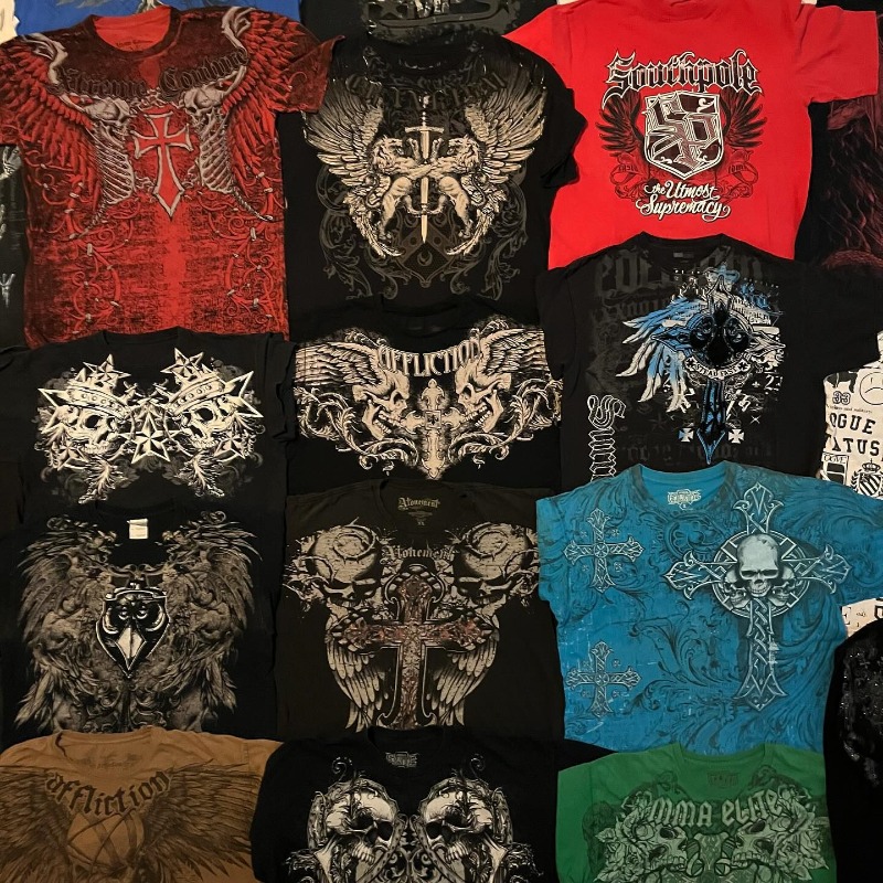 Flea Market Affliction T-shirt - Vintage Fashion Market recension och pris