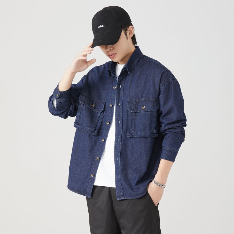 Pure Cotton Tooling Shirts Men - Vintage Fashion Streetwear recension och pris