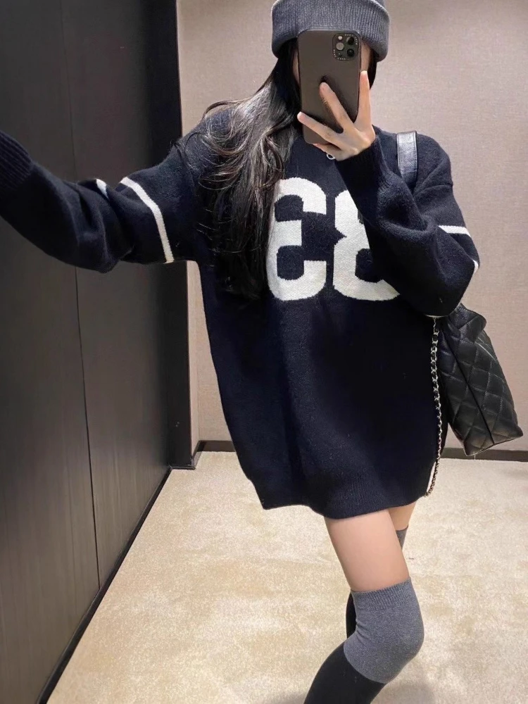 Y2K Vintage Knitted Sweater Wo - Vintage Fashion In 2025 recension och pris