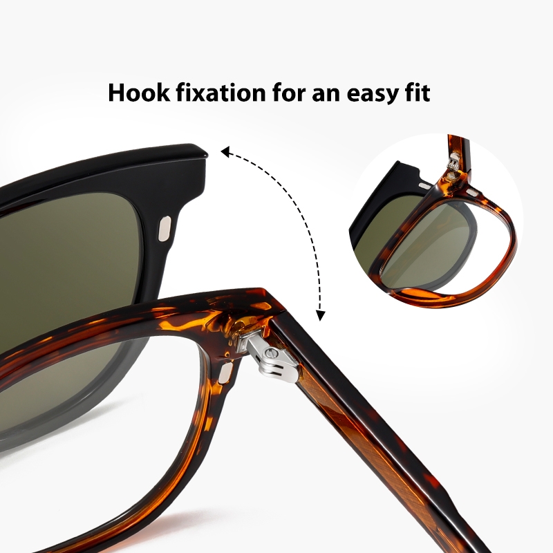 Fashion Sunglasses Man Clip On - Vintage Fashion Glasses recension och pris