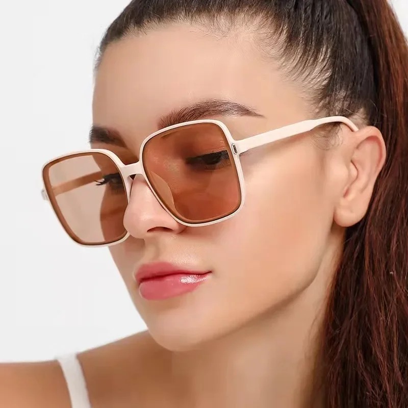 Vintage Oversized Square Sungl - Vintage Fashion Glasses recension och pris
