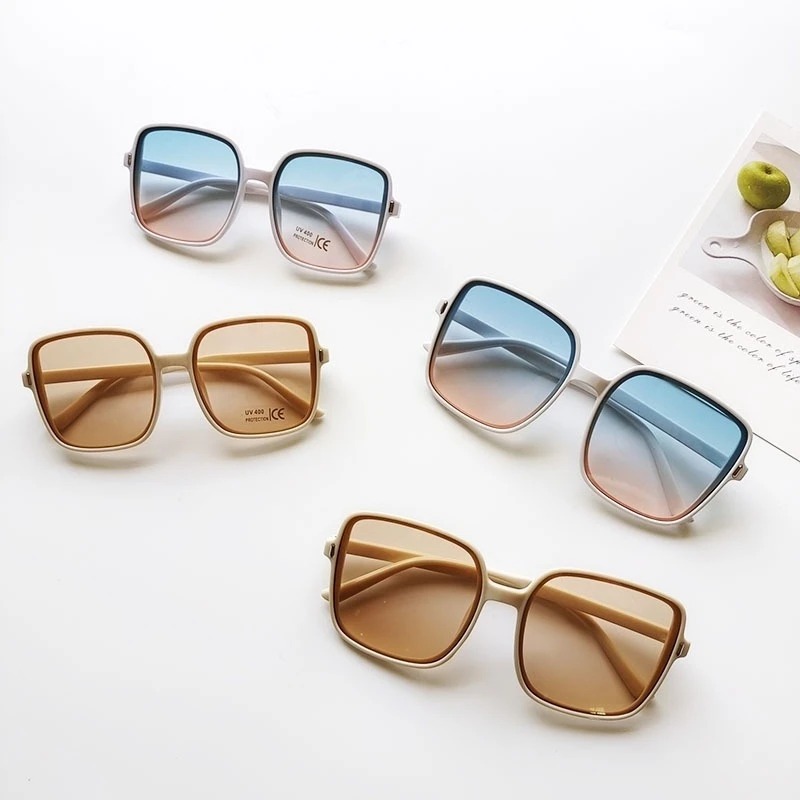 Vintage Oversized Square Sungl - Vintage Fashion Glasses recension och pris