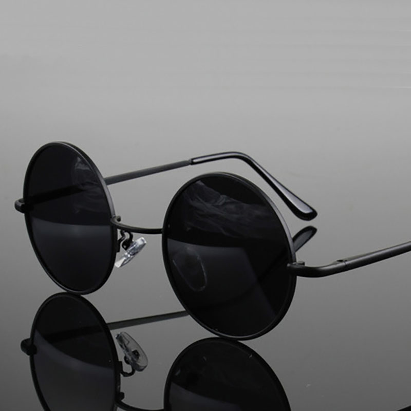 Retro Vintage Round Sunglasses - Vintage Fashion Streetwear recension och pris