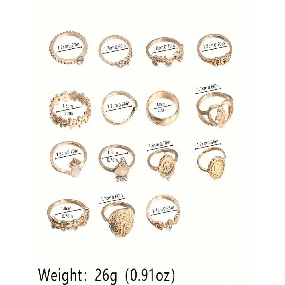 30Pcs Dainty Pattern Hair Ring - Vintage Fashion Patterns recension och pris