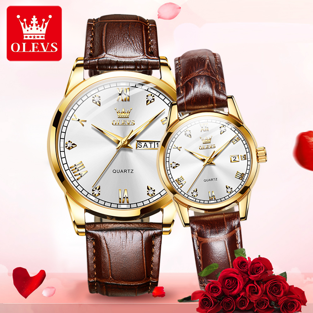 OLEVS Couple Watches Business  - Vintage Fashion Week recension och pris