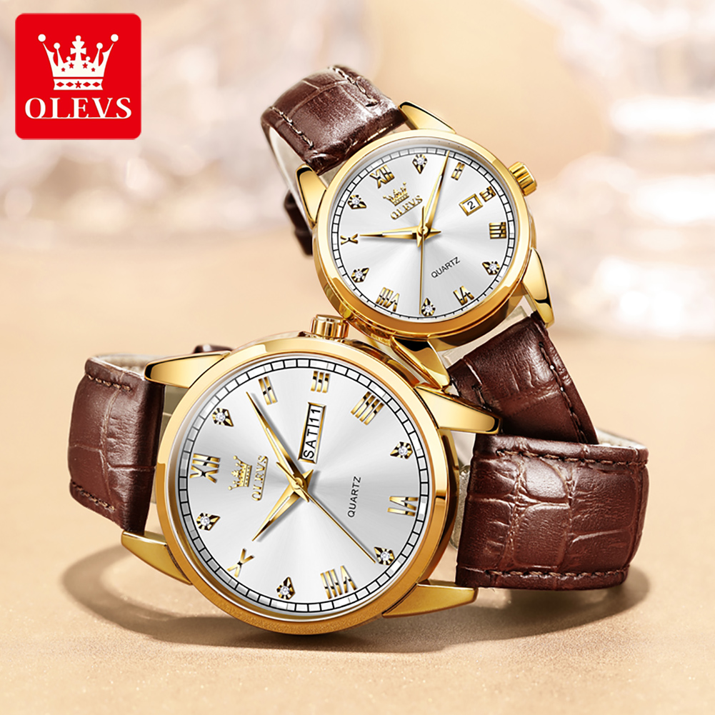 OLEVS Couple Watches Business  - Vintage Fashion Week recension och pris