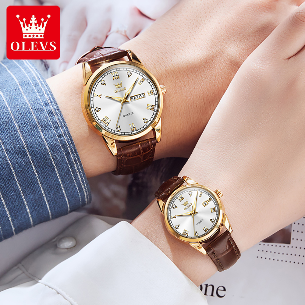 OLEVS Couple Watches Business  - Vintage Fashion Week recension och pris