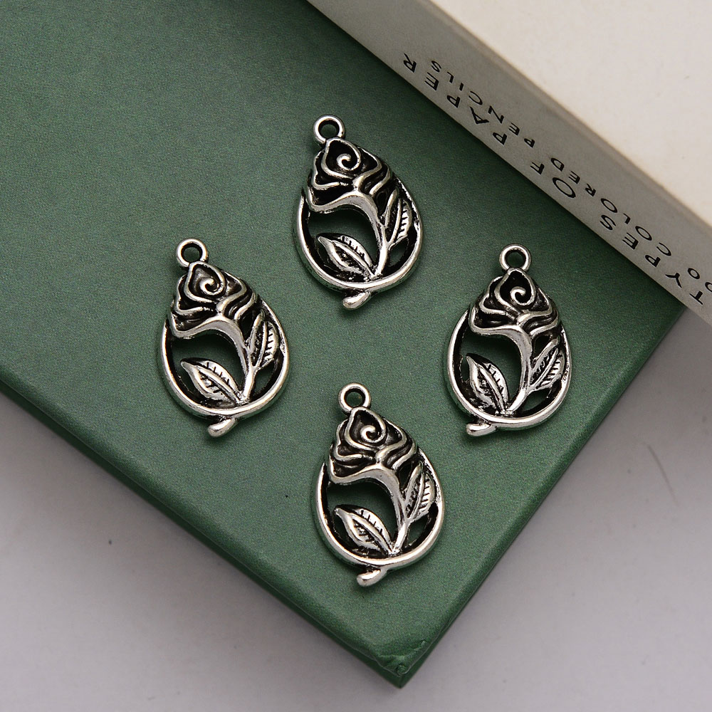 20pcs/lot--19x12mm Antique Sil - Vintage Fashion Finds recension och pris