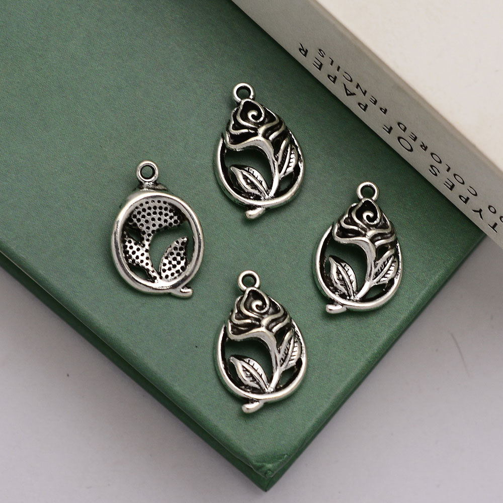 20pcs/lot--19x12mm Antique Sil - Vintage Fashion Finds recension och pris