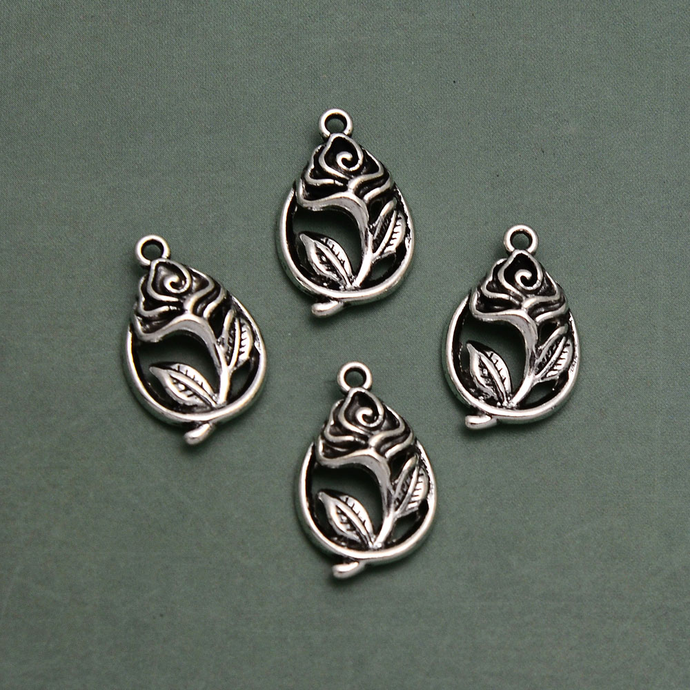20pcs/lot--19x12mm Antique Sil - Vintage Fashion Finds recension och pris