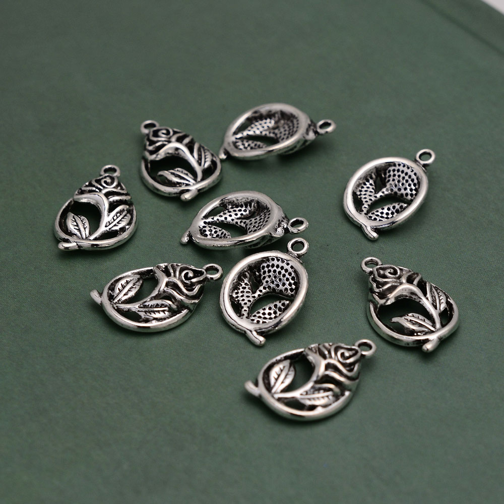 20pcs/lot--19x12mm Antique Sil - Vintage Fashion Finds recension och pris