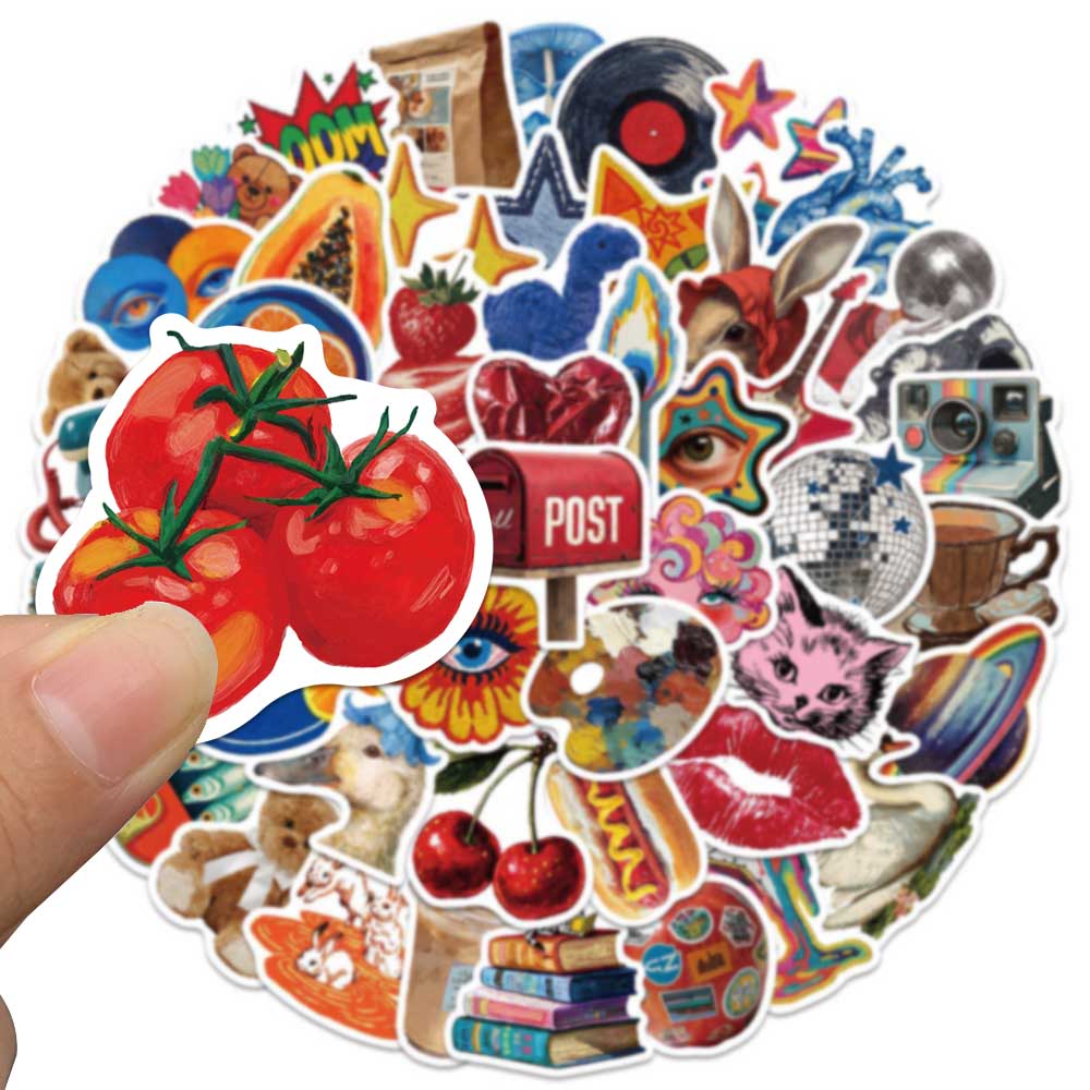 50pcs Vintage Y2K Sticker Fash - Vintage Fashion Magazine recension och pris