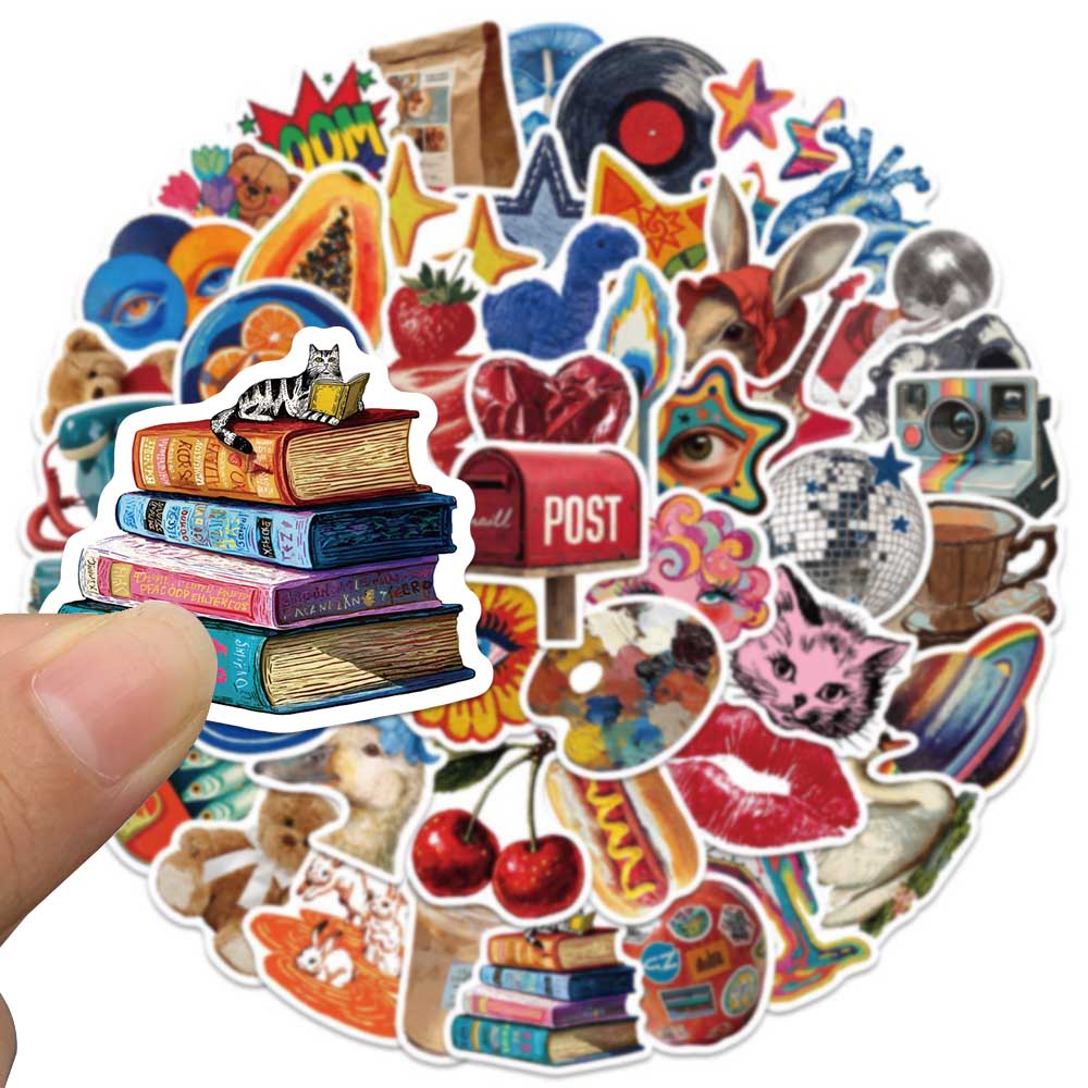 50pcs Vintage Y2K Sticker Fash - Vintage Fashion Magazine recension och pris