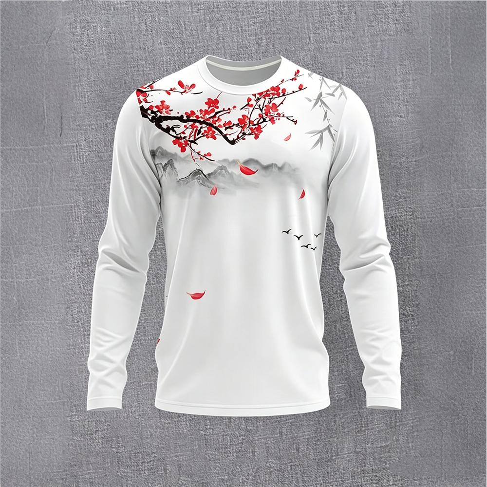 Chinese Style Ink Plum Blossom - Vintage Fashion Streetwear recension och pris