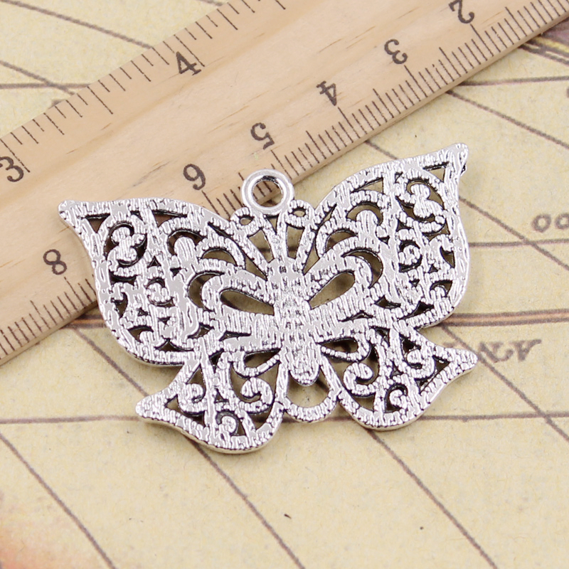 5pcs Charms Hollow Butterfly 3 - Vintage Fashion Finds recension och pris