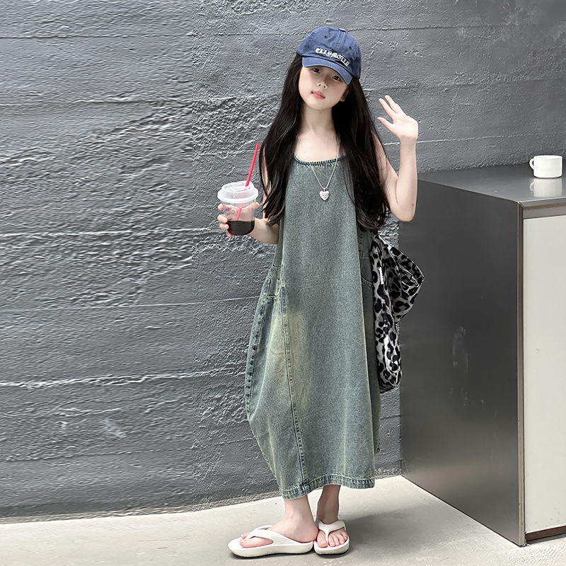 Vintage Blue Children Girls Hi - Vintage Fashion Streetwear recension och pris