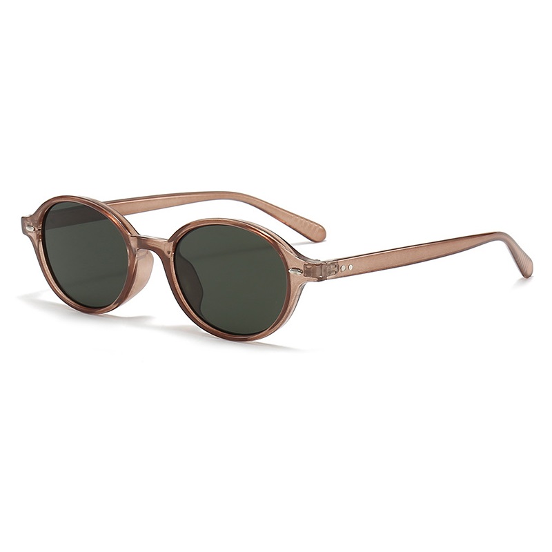 Retro Small Oval Sunglasses Wo - Vintage Fashion Design recension och pris