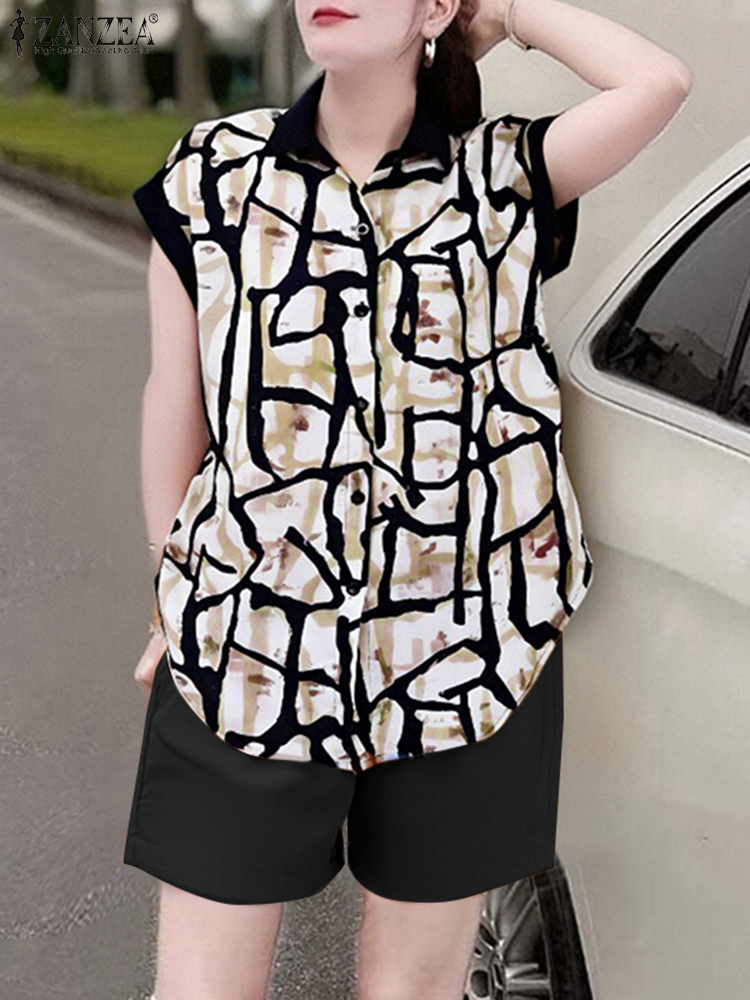 Women Short Sets ZANZEA Summer - Vintage Fashion In 2025 recension och pris