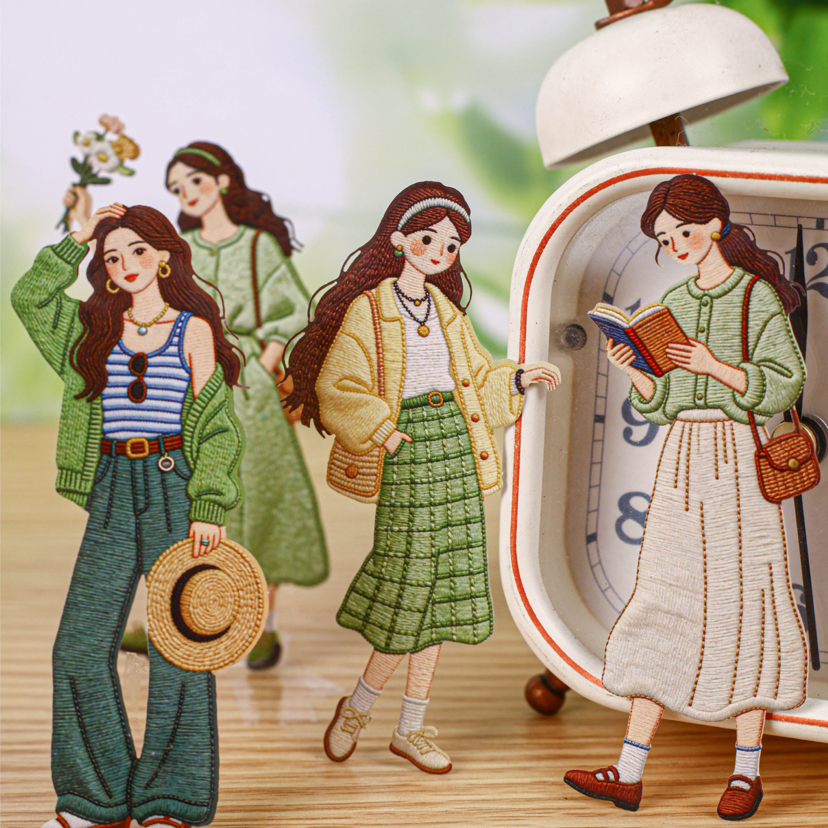 16pcs  Retro Fashion Character - Vintage Fashion Magazine recension och pris