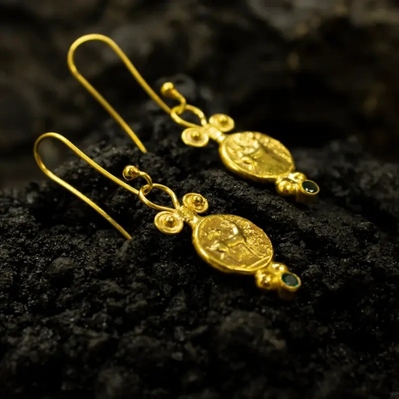 JK Vintage Gold Embossed Deer  - Vintage Fashion Market recension och pris