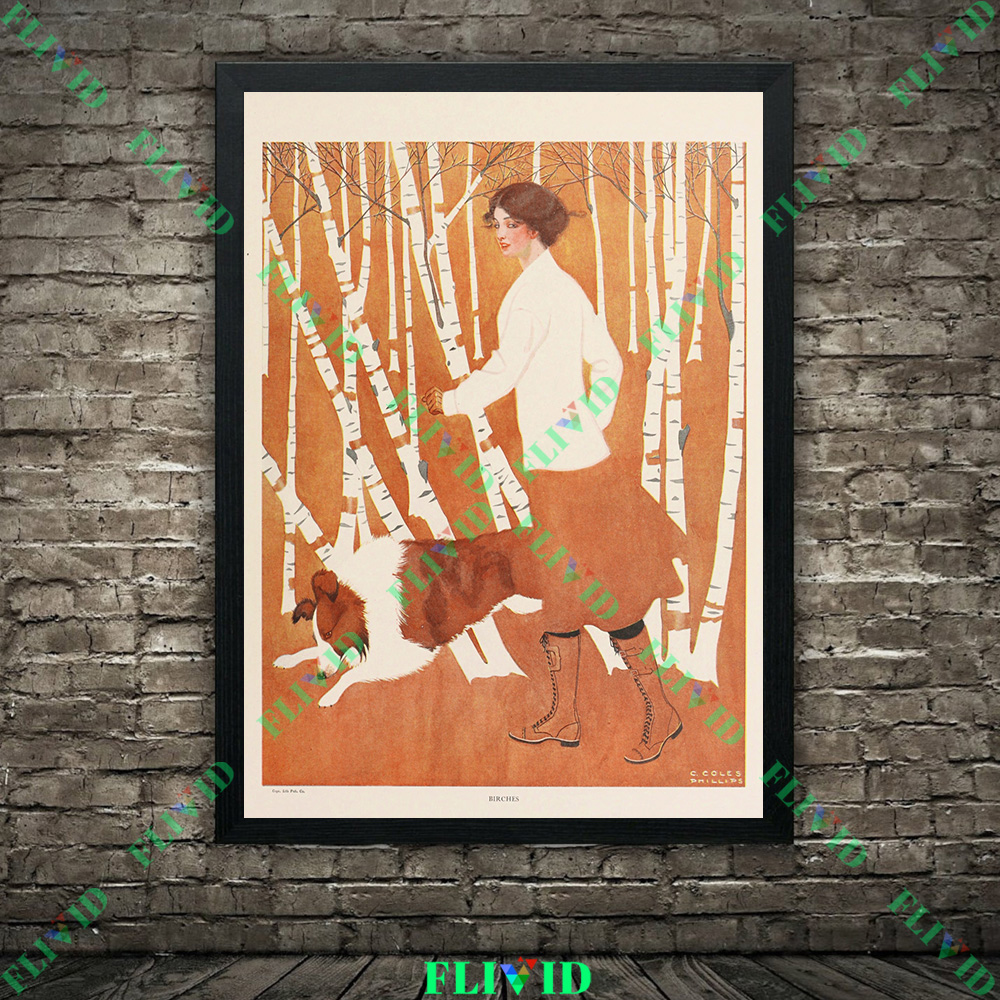 American Retro Lady Poster Fad - Vintage Fashion Magazine recension och pris