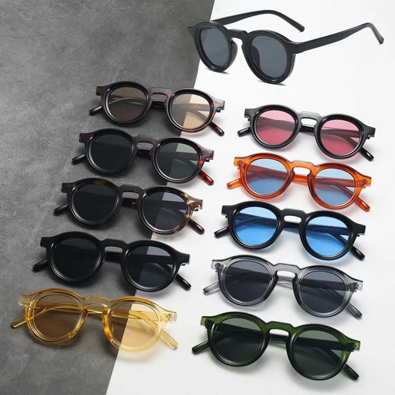 High Quality Round Sunglasses  - Vintage Fashion Design recension och pris