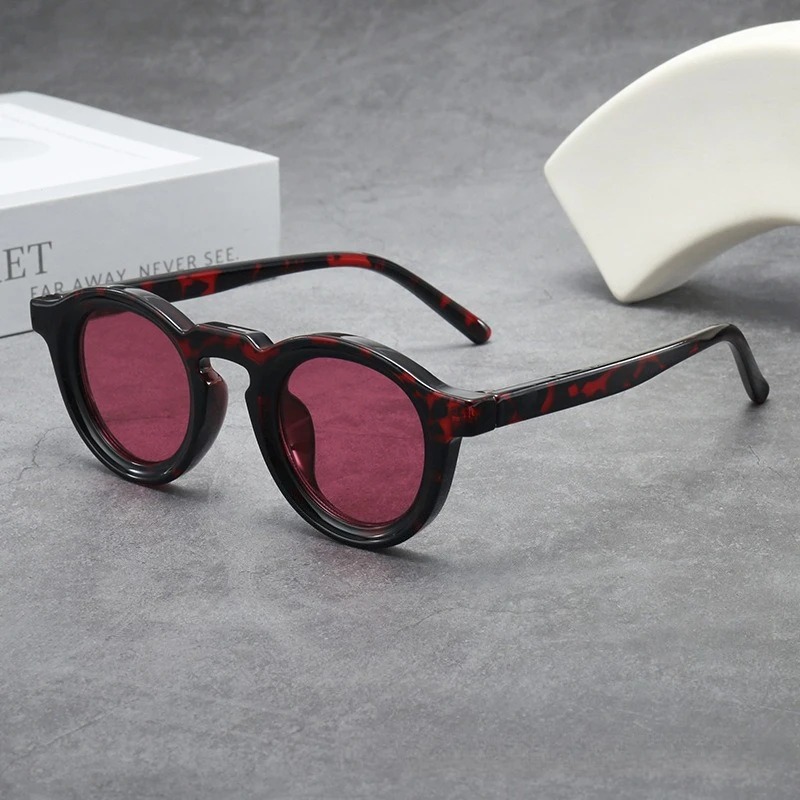 High Quality Round Sunglasses  - Vintage Fashion Design recension och pris