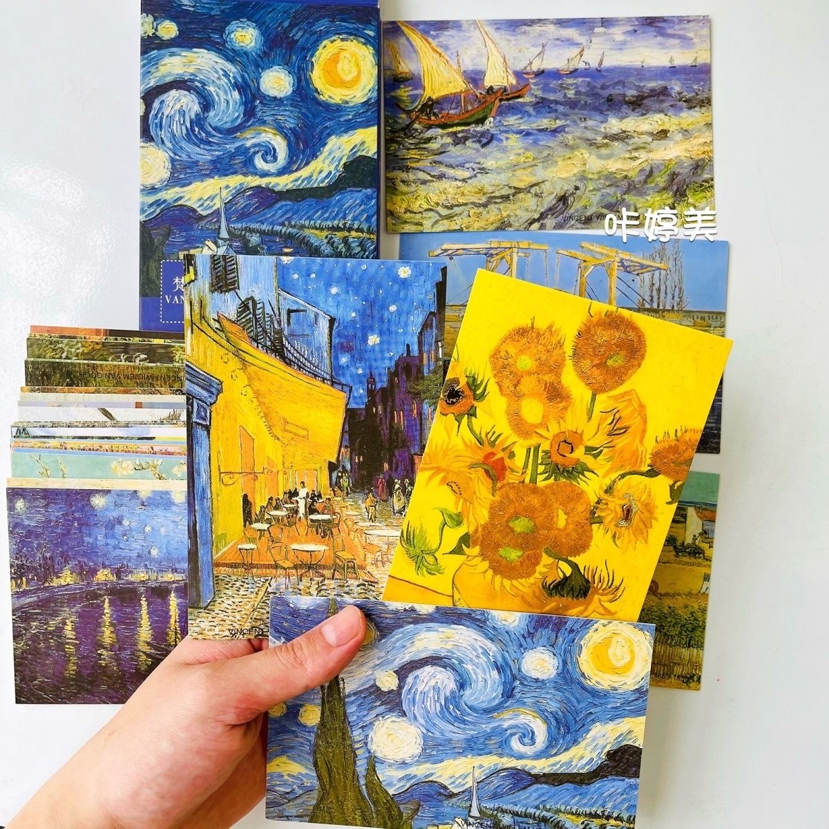 30 Sheets/Lot Van Gogh Oil Pai - Vintage Fashion Magazine recension och pris